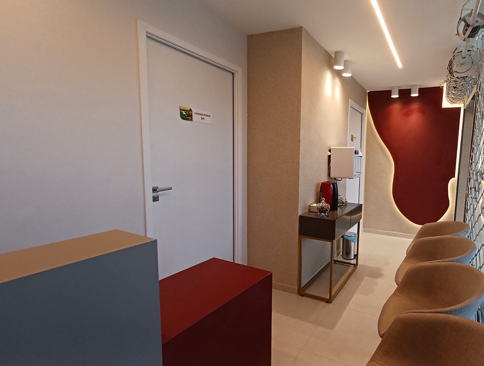 Recepção da Sanar Odontologia